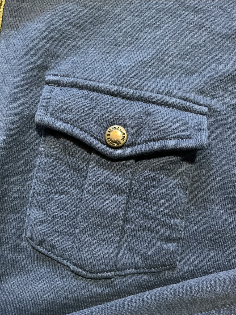 Vintage Polo Ralph Lauren Military Outdoor Pocket 1/4 Zip Pullover Sweatshirt - Picture 8 of 11
